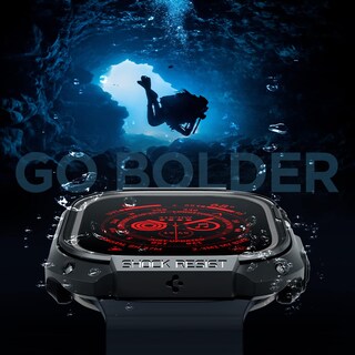 Foto 3 | Foto 3 | Funda Spigen Tough Armor Para Apple Watch Ultra 3/2/1 Negra - Venta Internacional.