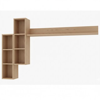 Foto 3 | Foto 3 | Repisa Para Tv Flotante Hogare Roble