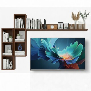 Foto 1 | Foto 1 | Repisa Para Tv Flotante Hogare Parota