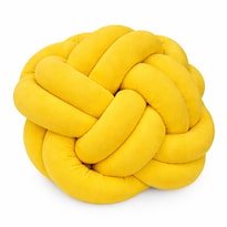 Puff Amarillo Decorativo Sala Cojin Minimalista Suave