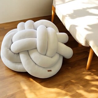 Foto 4 | Foto 4 | Puff Blanco Decorativo Sala Cojin Minimalista Suave