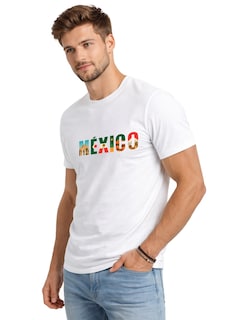 Foto 2 | Foto 2 | Playera Voltaica Vd0153 Blanca Mundial México Hombre