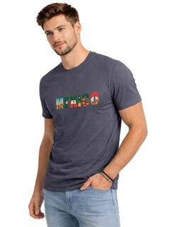 Foto 2 | Foto 2 | Playera Voltaica Vd0153 Gris Mundial México Hombre