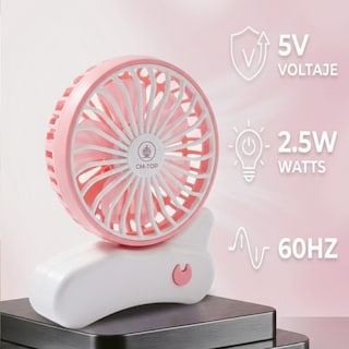 Foto 3 | Foto 3 | Ventilador Plegable De 90° Portátil Y Ligero Con Diseño Compacto