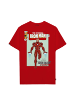 Playera Iron Man Comic Marvel Disney Rojo Unisex Original
