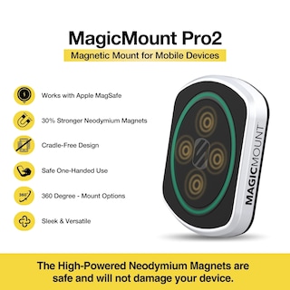 Foto 2 | Foto 2 | Soporte Para Teléfono De Coche Scosche Magicmount Pro2 Mp2wd-xtsp - Venta Internacional.