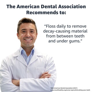 Foto 4 | Foto 4 | Hilo Dental Amazon Basics Mint 90 Unidades 1 Paquete - Venta Internacional.