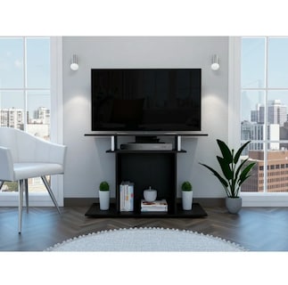 Foto 1 | Foto 1 | Mesa Para Tv Con Repisas Para Consolas Y Dispositivos 40 Pulgadas Wengué | Excelsior