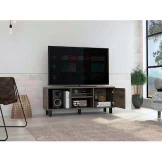 Foto 1 | Foto 1 | Mesa Para Tv Con Repisas Para Consolas Y Dispositivos Hasta 45 Pulgadas Color Nogal | Excelsior