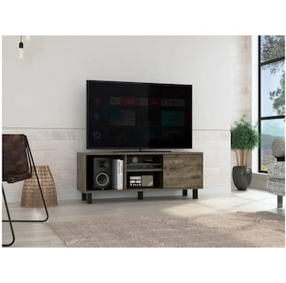 Foto 2 | Foto 2 | Mesa Para Tv Con Repisas Para Consolas Y Dispositivos Hasta 45 Pulgadas Color Nogal | Excelsior