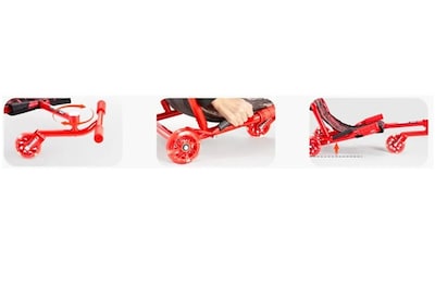 Foto 2 | Foto 2 | Easy Roller Patin Extensible con Luz y Freno Manual Iciqlo Rojo