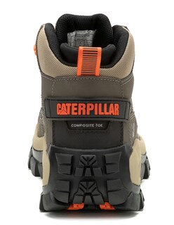 Foto 3 | Foto 3 | Bota De Trabajo Caterpillar Gris Piel Para Hombre