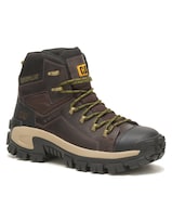 Bota De Trabajo Caterpillar Café Piel Para Hombre