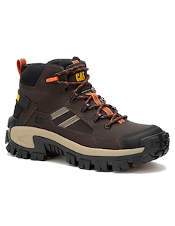 Foto 1 | Foto 1 | Bota De Trabajo Caterpillar Café Piel Para Hombre