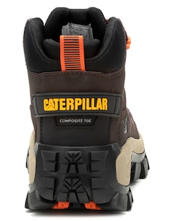 Foto 3 | Foto 3 | Bota De Trabajo Caterpillar Café Piel Para Hombre