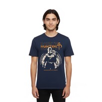 Playera The Mandalorian Hunter Disney Azul Marino Unisex Original