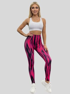 Foto 2 | Foto 2 | Legging Deportivo Mujer Ajuste Perfecto Lic-0209 Fucsia Diseño Moderno Y Cómodo