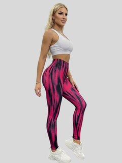 Foto 4 | Foto 4 | Legging Deportivo Mujer Ajuste Perfecto Lic-0209 Fucsia Diseño Moderno Y Cómodo