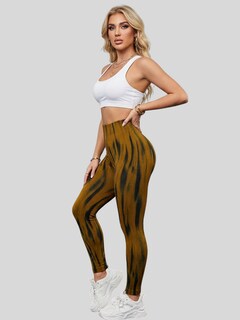 Foto 6 | Foto 6 | Legging Deportivo Mujer Ajuste Perfecto Lic-0209 Cafe Diseño Moderno Y Cómodo