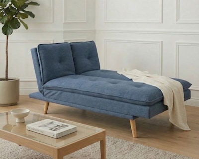 Foto 4 | Foto 4 | Sofá Cama Easy Living Modelo Brooks Con 5 Posiciones Diferentes Color Azul