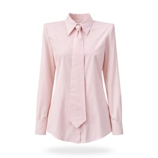 Foto 1 | Foto 1 | Camisa Con Hombreras Y Corbata Rosa