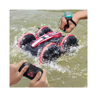 Foto 2 | Foto 2 | Coche Anfibio 4wd Rc Para Niños Con 2 Baterías Rojo Negro