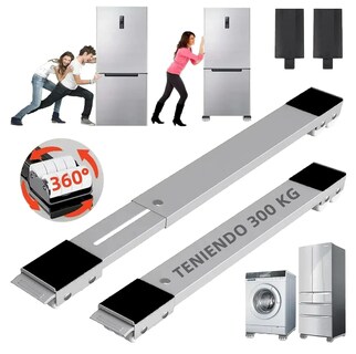 Foto 2 | Foto 2 | Rodillos Para Electrodomésticos Ajustables Modelo Plateado