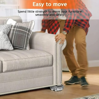 Foto 4 | Foto 4 | Rodillos Para Electrodomésticos Ajustables Modelo Plateado