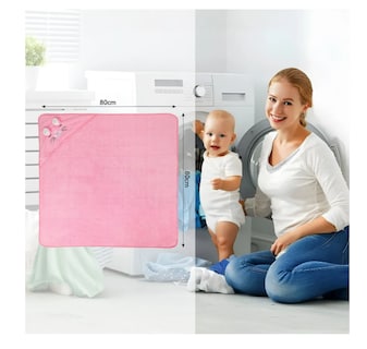 Foto 3 | Foto 3 | Toalla de Baño para Bebé Modelo Rosa 2 Piezas