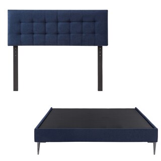 Foto 1 | Foto 1 | Cabecera Rogga Catania Azul Queen Size + Base Cama Slim