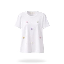 Blusa De Flores Blanco