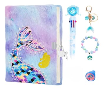 Foto 2 | Foto 2 | Diario De Sirena Para Niñas Modelo Morado