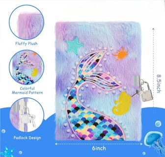 Foto 3 | Foto 3 | Diario De Sirena Para Niñas Modelo Morado