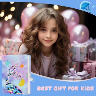 Foto 4 | Foto 4 | Diario De Sirena Para Niñas Modelo Morado