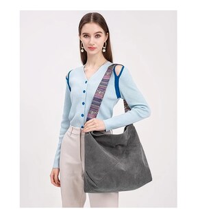 Foto 2 | Foto 2 | Bolsa Bandolera para Mujer de Hombro Gris