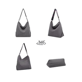 Foto 3 | Foto 3 | Bolsa Bandolera para Mujer de Hombro Gris