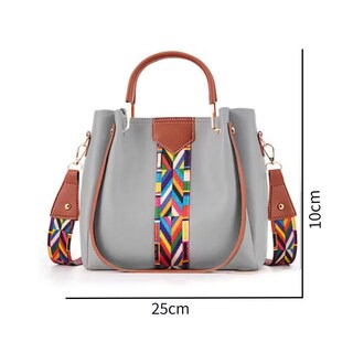 Foto 3 | Foto 3 | Set de 4 Bolsas para Mujer de Moda Gris