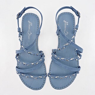 Foto 3 | Foto 3 | Sandalia Been Class Azul Para Mujer