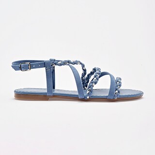 Foto 7 | Foto 7 | Sandalia Been Class Azul Para Mujer