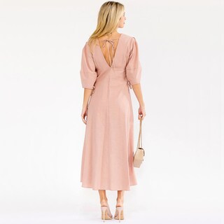 Foto 3 | Foto 3 | Vestido Roman Fashion Midi De Lino Para Mujer