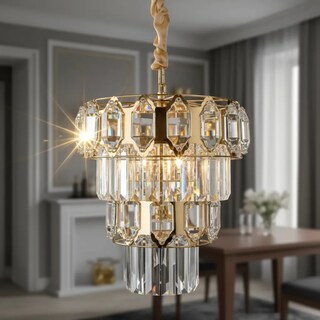 Foto 6 | Foto 6 | Lámpara De Techo Led Cityluz Atenea Cristal 72w 3 Temp