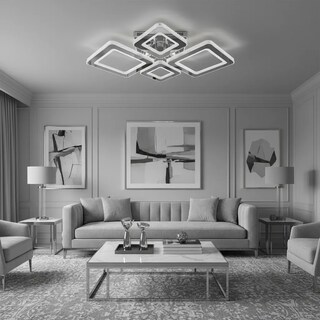 Foto 3 | Foto 3 | Lámpara Led Cityluz Techo 4 Cuadros 130w 3 Tonos