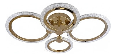 Foto 1 | Foto 1 | Plafón Led Cityluz 4 Círculos 50w 3 Tonos De Luz