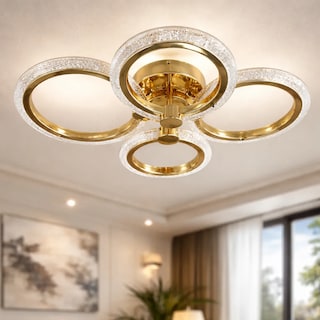 Foto 3 | Foto 3 | Plafón Led Cityluz 4 Círculos 50w 3 Tonos De Luz