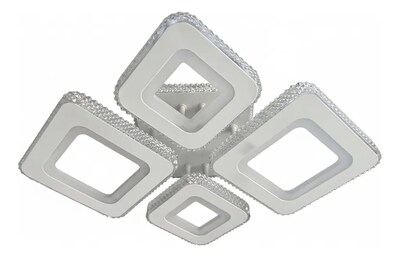 Foto 1 | Foto 1 | Plafón Led Cityluz 4 Cuadros 80w 3 Tonos De Luz