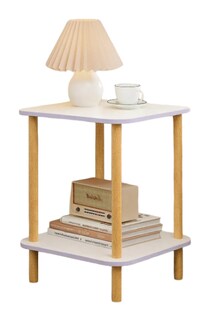 Foto 1 | Foto 1 | Mesa Auxiliar De 2 Niveles Modelo Blanco