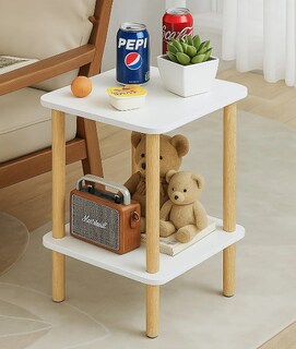 Foto 2 | Foto 2 | Mesa Auxiliar De 2 Niveles Modelo Blanco