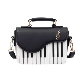 Foto 1 | Foto 1 | Bolso Crossbody Gran Capacidad Para Mujer Blanco Negro