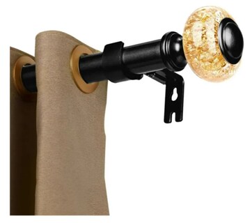 Foto 1 | Foto 1 | Barra Para Cortina Retráctil Decorativa Modelo Negro