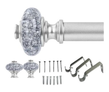 Foto 1 | Foto 1 | Barra Para Cortina Retráctil Decorativa Modelo Plateado